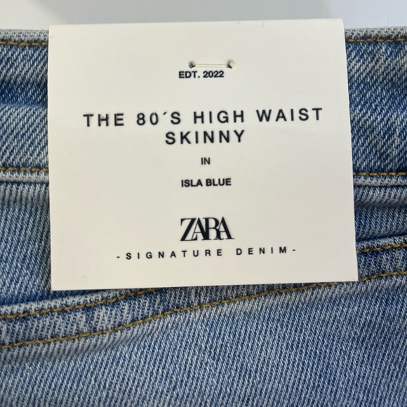 Zara The 80’s High Waist Skinny Jeans R109 - Picture 3 of 9
